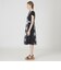 クレストブリッジチェックライトクロッシングツイル切替ドレス