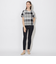 【WEB限定】クレストブリッジチェックライトクロッシングツイルスキッパーブラウス