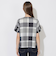 【WEB限定】クレストブリッジチェックライトクロッシングツイルスキッパーブラウス