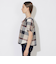 【WEB限定】クレストブリッジチェックライトクロッシングツイルスキッパーブラウス