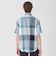 ドビーメッシュクレストブリッジチェックシャツ