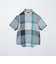ドビーメッシュクレストブリッジチェックシャツ