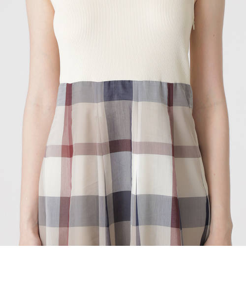 美人百花コラボ】ニットドッキングドレス｜ブルーレーベルブラック