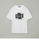 【BLACK lab.】ラインストーンジオメトリックロゴTシャツ