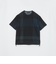 【BLACK lab.】ファブリックコンビクレストブリッジチェックTシャツ