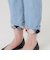 ストレッチデニムストレートパンツ