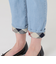 ストレッチデニムストレートパンツ