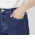 ストレッチデニムストレートパンツ