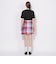 【原宿・WEB限定】クレストブリッジチェックカラミクロスミニスカート