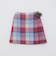 【原宿・WEB限定】クレストブリッジチェックカラミクロスミニスカート