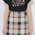 【原宿・WEB限定】クレストブリッジチェックカラミクロスミニスカート