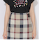 【原宿・WEB限定】クレストブリッジチェックカラミクロスミニスカート