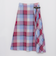 クレストブリッジチェックカラミクロスロングスカート