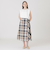 クレストブリッジチェックカラミクロスロングスカート