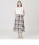 クレストブリッジチェックカラミクロスロングスカート