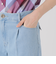 ストレッチデニムワイドパンツ