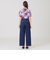 ストレッチデニムワイドパンツ