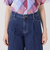 ストレッチデニムワイドパンツ