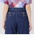 ストレッチデニムワイドパンツ