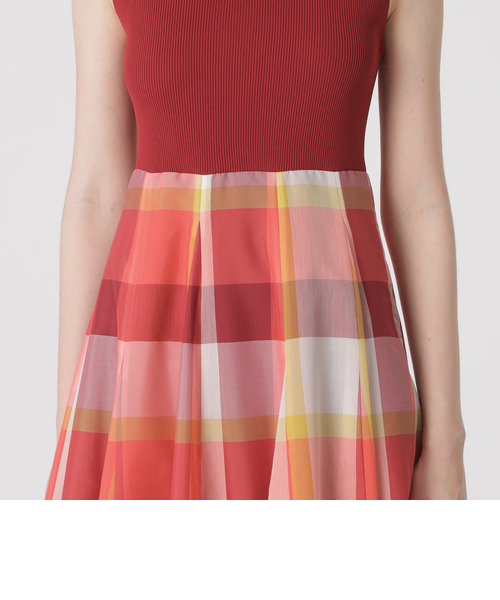 美人百花コラボ】ニットドッキングドレス｜ブルーレーベルブラック