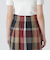 【一部店舗限定】クレストブリッジチェックロングフレアスカート