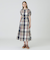 【一部店舗限定】クレストブリッジチェックロングフレアスカート