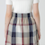 【一部店舗限定】クレストブリッジチェックロングフレアスカート
