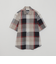 【一部店舗限定】クレストブリッジチェックハーフスリーブシャツ