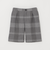 カラミトーナルチェックショートパンツ