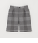 カラミトーナルチェックショートパンツ