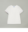 ピマコットンプレーティング天竺袖口チェックTシャツ