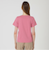 ピマコットンプレーティング天竺袖口チェックTシャツ