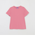 ピマコットンプレーティング天竺袖口チェックTシャツ