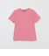 ピマコットンプレーティング天竺袖口チェックTシャツ