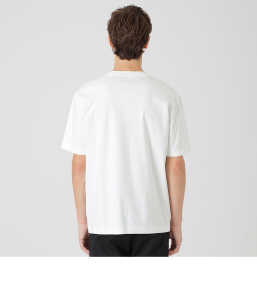 ボックスチェックロゴグラフィックTシャツ｜ブルーレーベル