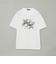 テクスチャーロゴグラフィックTシャツ