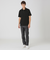 ダブルフェイスクレストブリッジチェックデニムパンツ