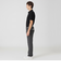 ダブルフェイスクレストブリッジチェックデニムパンツ