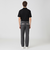 ダブルフェイスクレストブリッジチェックデニムパンツ