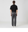 ダブルフェイスクレストブリッジチェックデニムパンツ