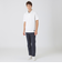 ダブルフェイスクレストブリッジチェックデニムパンツ
