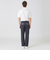 ダブルフェイスクレストブリッジチェックデニムパンツ