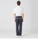 ダブルフェイスクレストブリッジチェックデニムパンツ