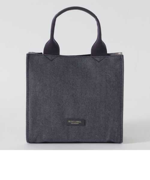 BLUE LABEL スクエアトート ブラック スクエアミニトート｜ブルーレーベルブラックレーベルクレストブリッジ