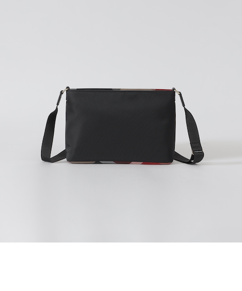 パーシャルクレストブリッジチェックナイロンミニショルダー
