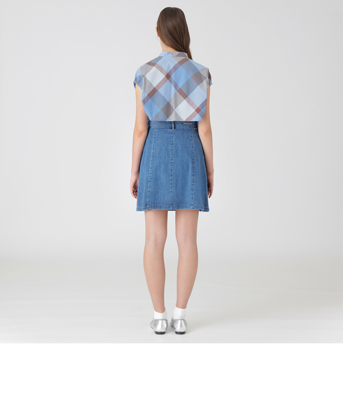 BLUE LABEL CRESTBRIDGE デニムミニスカート デニムミニスカート（スカート）｜BLUE LABEL CRESTBRIDGE