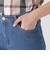 ライトデニムハイライズストレートパンツ