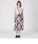 クレストブリッジチェックPVCウォレットショルダー