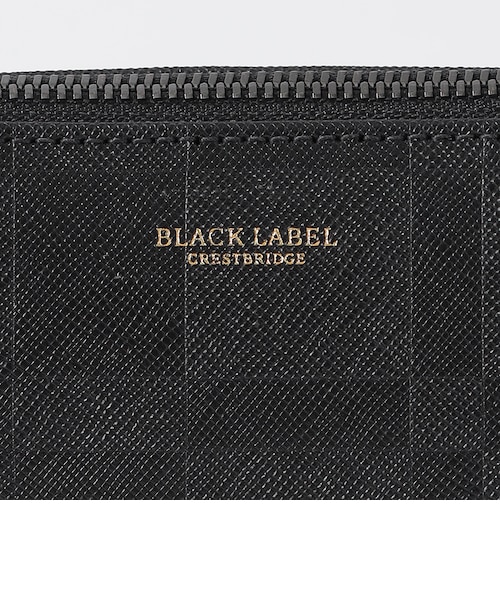 BLACKLABELCRESTBRIDGE エンボスチェックスクウェアサコッシュ エンボスチェックスクウェアサコッシュ｜ブルーレーベルブラック