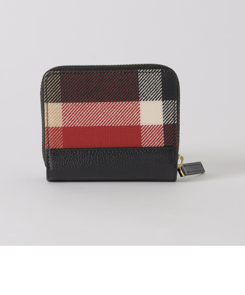 新品 ブラックレーベルクレストブリッジ 2つ折り財布 クレストブリッジチェック クレストブリッジチェックPVC二つ折り財布｜ブルーレーベル